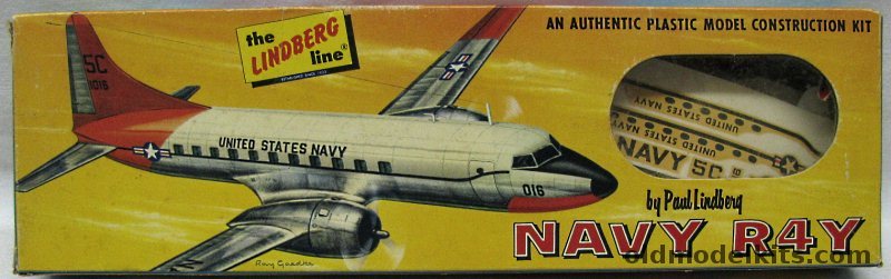 Lindberg 1/165 Navy R4Y Samaritan (Navy C-131 Convair 340), 458-49 plastic model kit